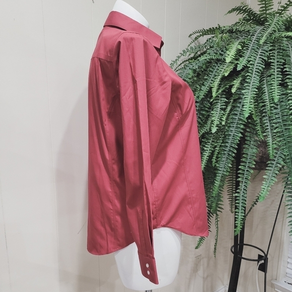 Chestnut Hill Long Sleeve Button Down Shirt Sz XL - Picture 3 of 12